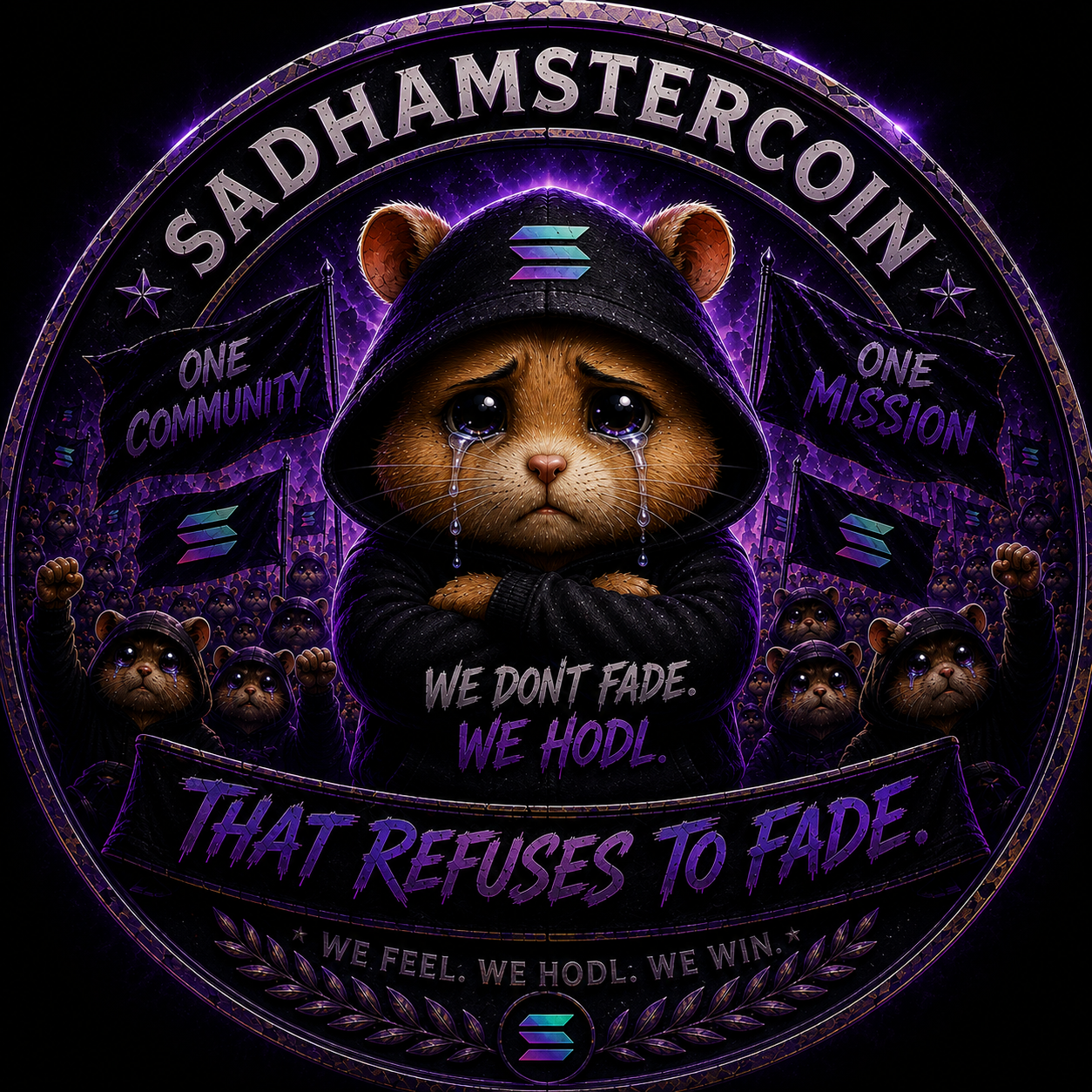 SadHamsterCoin — One Community One Mission